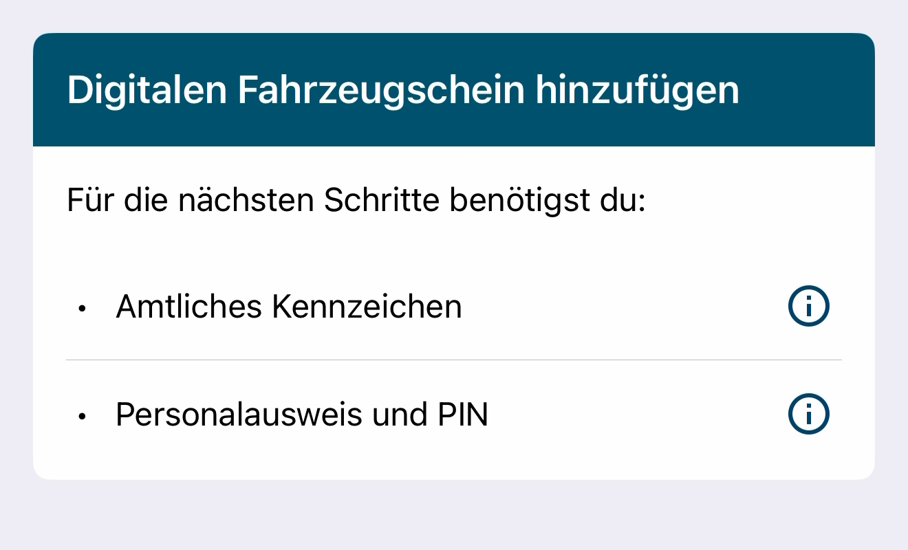 Digitaler Fahrzeugschein: So speicherst du Auto und Wohnwagen in der i-Kfz App