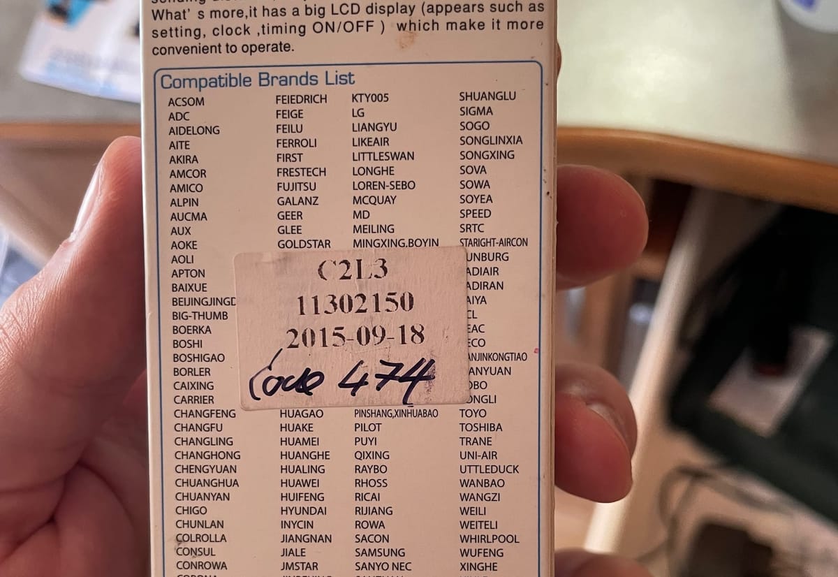 Ersatz Fernbedienung für deine Truma Frostair 1700 Klimaanlage