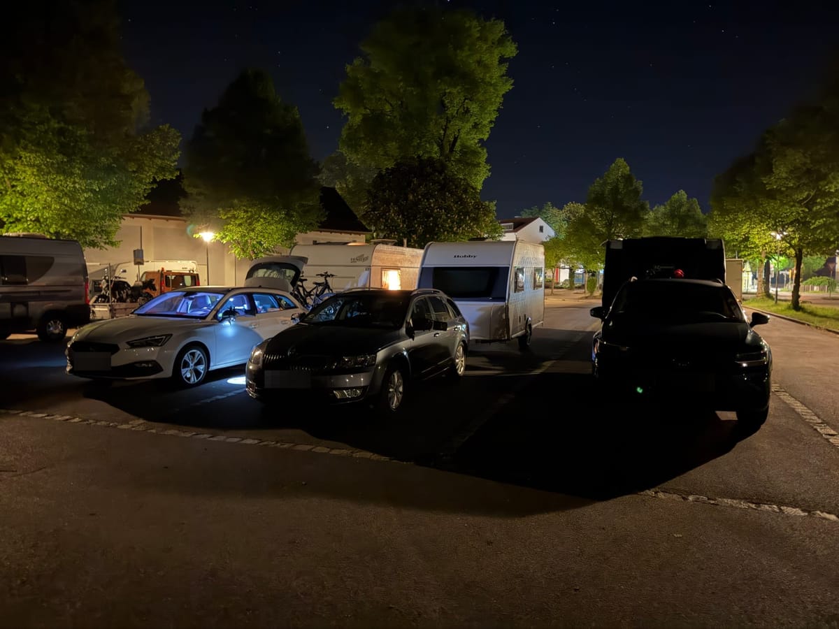 Kostenloser Stellplatz in Allersberg bei Nürnberg: Unser erster Zwischenstopp auf dem Weg nach Kroatien